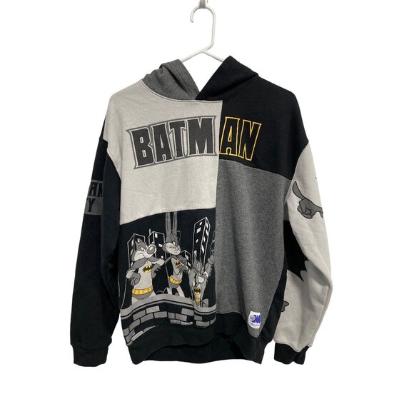 Warner Bros Looney Tunes x Batman Hoodie Size Medium Celebrating 100 Years Cozy - Picture 2 of 10